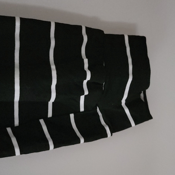 SOLD - NWT Black and White Striped Jumpsuit - Picture 5 of 7